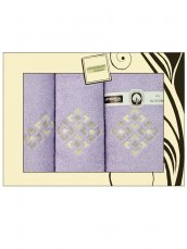 Dárkové balení ručníků a osušek Artiborda fialová 16