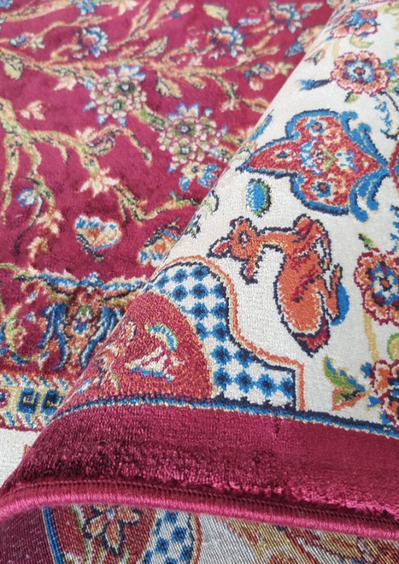 Kusový koberec QUM SILK 11 - červený