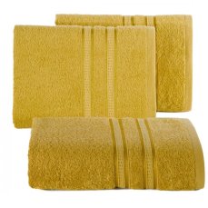 Bamboo ručník Mila 50x90cm - hořčice jednobarevný