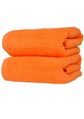 Jednobarevná osuška froté 70x140cm - Rubín oranžový 09