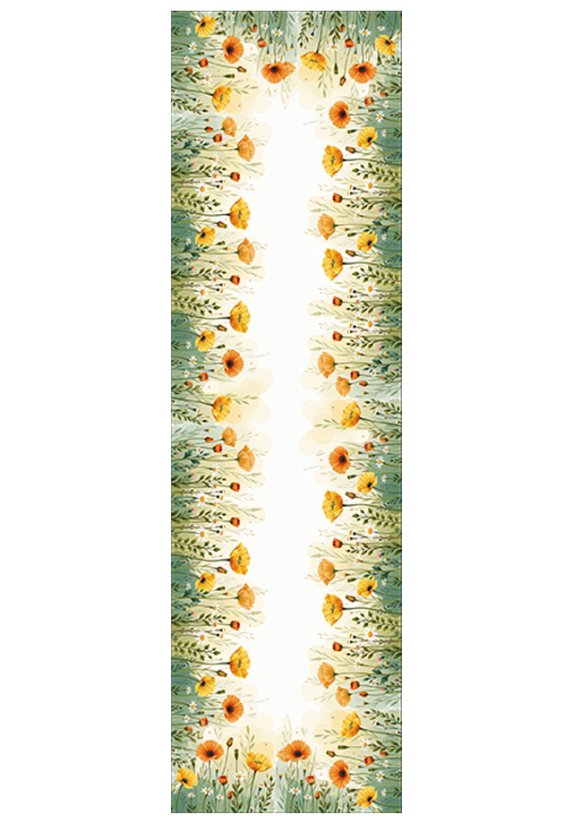 Ubrus/běhoun 40x140cm louka máky