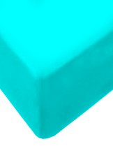 Prostěradlo Jersey s gumičkou 90x200cm - 30 azurová Prostěradlo Jersey s gumičkou 90x200cm - 30 azurová