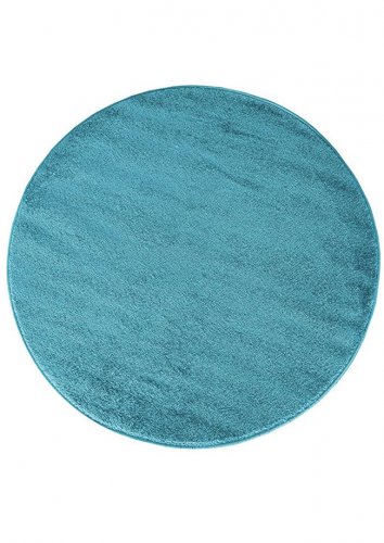 Kusový koberec kulatý PORTOFINO modrý kruh 80cm výprodej
