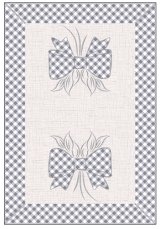 Ubrus/prostírání 30x45cm - mašle béžová Ubrus/prostírání 30x45cm - mašle béžová