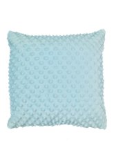 Povlak na polštář 40x40 na zip Minky modrý