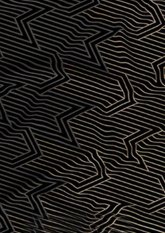 Bavlněné saténové povlečení 140x200 +70x90 - Proužky černozlaté detail