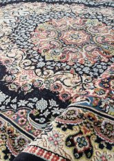 Kusový koberec IRANI 3671A -  tm. modrý
