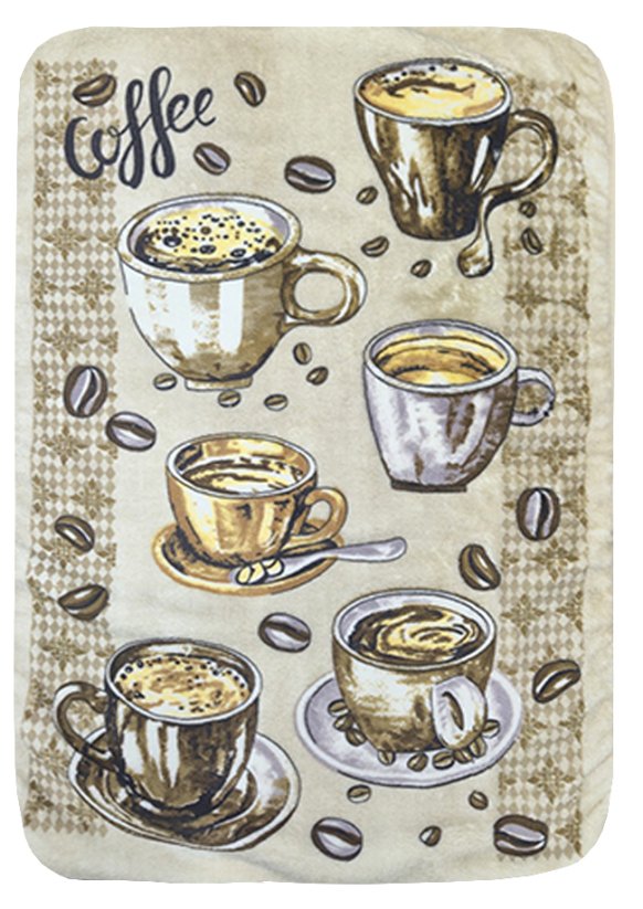 Mikrovlákno utěrka 40x60cm Coffee capuccino hnědé