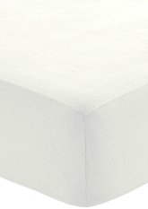 Fleecové prostěradlo s gumičkou 180x200cm - bílé