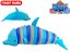 Fidget delfín modrý 17cm klik klak