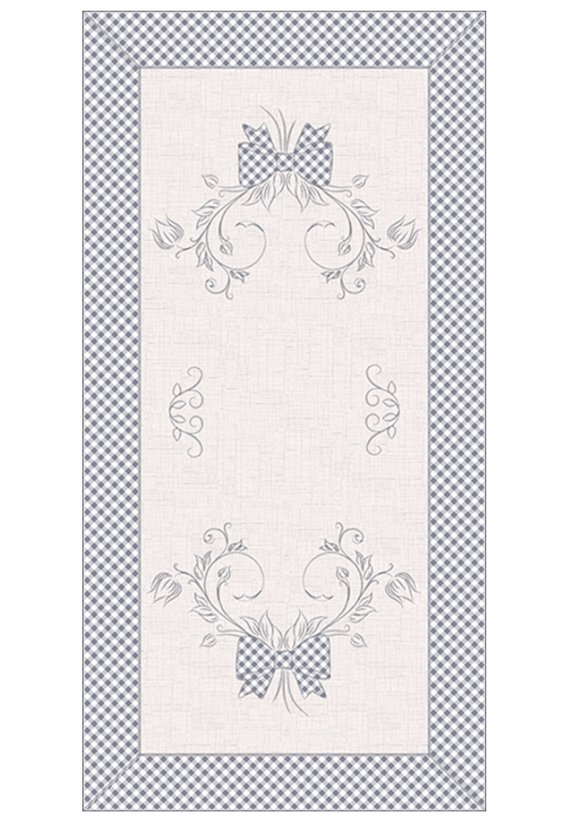 Ubrus na konferenční stůl 50x100cm mašle béžová