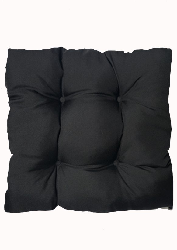 Podsedák na židli 45x45cm Bella - černá