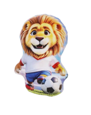 Polštářek plyšový 18cm Lev fotbalista Polštářek plyšový 18cm Lev fotbalista