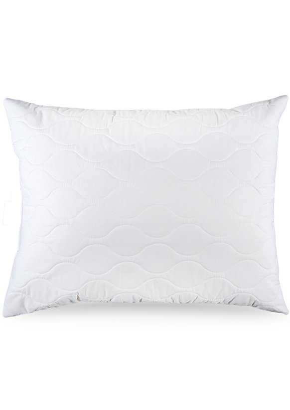Antialergický prošívaný polštář na spaní Schon bílý 40x40cm 250g na zip