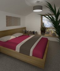 Napínací prostěradlo Jersey s gumičkou 180x200cm - 66 malina