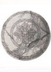 Kusový koberec VISTA  04 kruh šedý