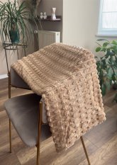 Mikroplyšová deka 220x200cm Viola - jednobarevná oříšková Mikroplyšová deka 220x200cm Viola - jednobarevná oříšková