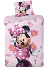 Dětské povlečení 140x200+70x90cm - Minnie růžová