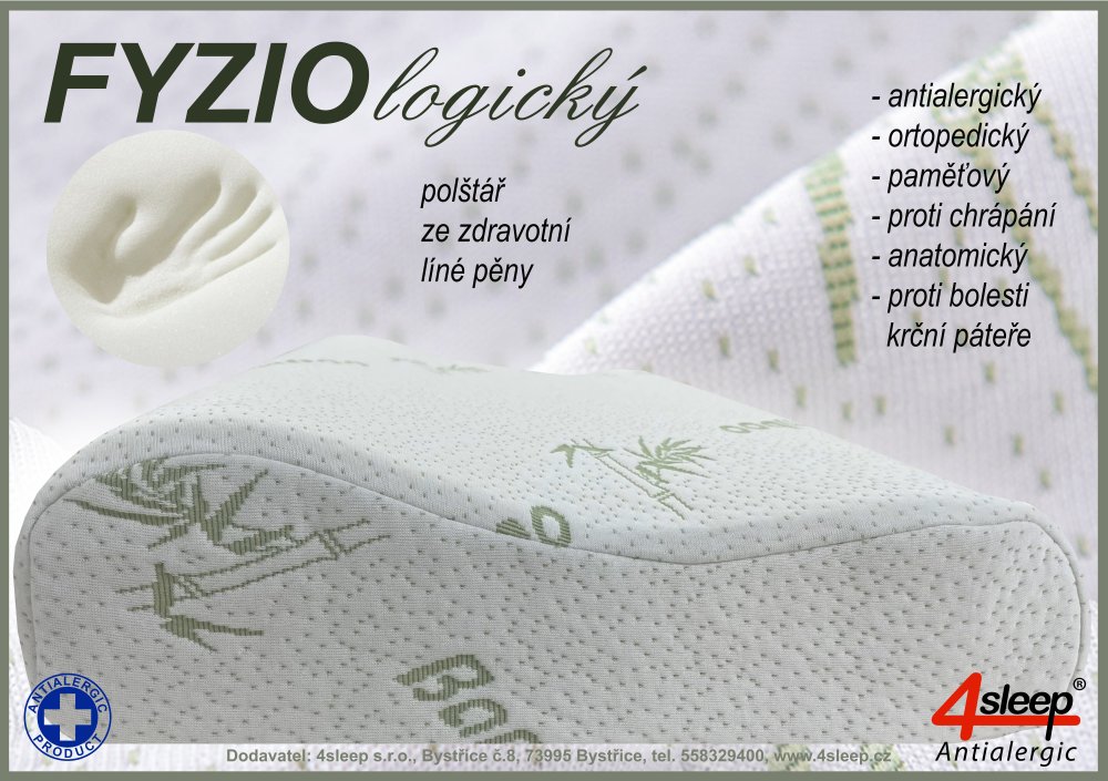 ortopedický zdravotní polštář proti chrápání